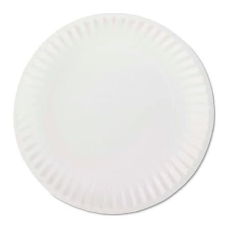 Ajm Packaging AJM Packaging Corp. 10100, Paper Plates, 9" Dia., White, 1000/Carton 10100